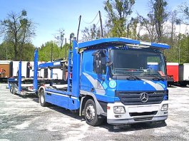 MERCEDES BENZ ACTROS 1844  Autoprepravník + príves KASSBOHRER
