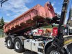 IVECO TRAKKER 8X4 nosič kontejnerů + hydraulická ruka na dálkové ovládání + třístranný vyklápěč