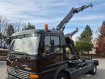 MERCEDES BENZ ATEGO 818 4x2 hákový nosič kontejnerů s hydraulickou rukou