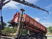 IVECO TRAKKER 8X4 nosič kontejnerů + hydraulická ruka na dálkové ovládání + třístranný vyklápěč